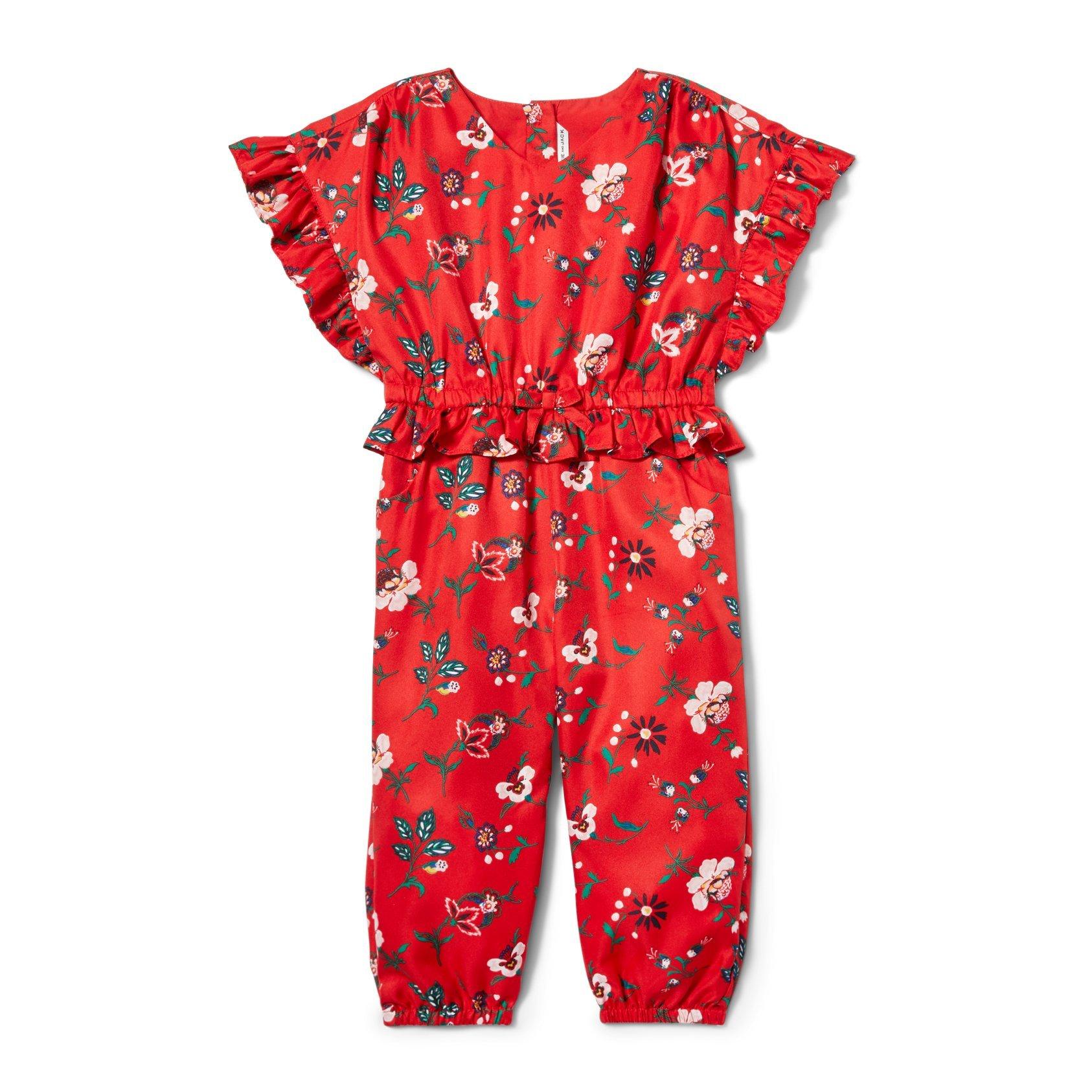 Floral Ruffle Jumpsuit image number 0