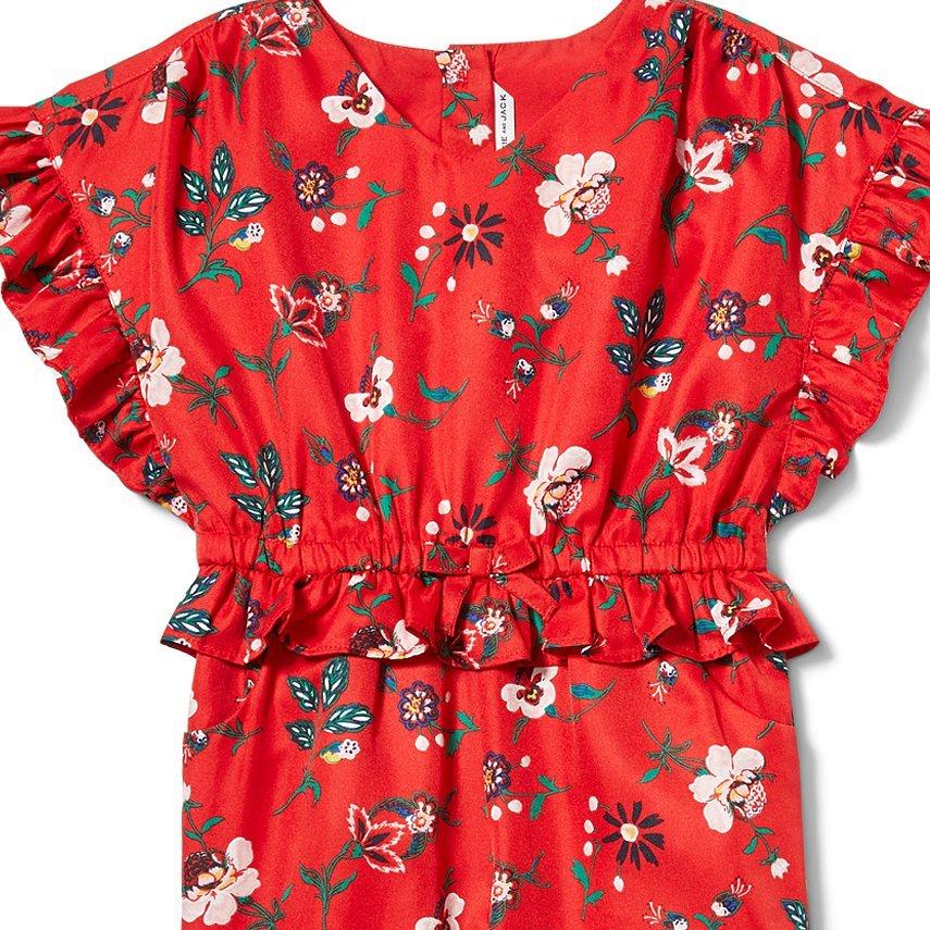 Floral Ruffle Jumpsuit image number 1