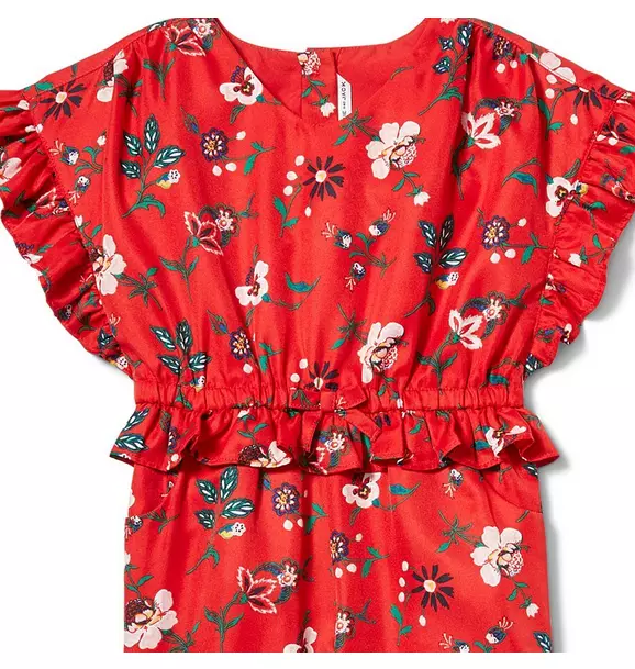 Floral Ruffle Jumpsuit image number 1
