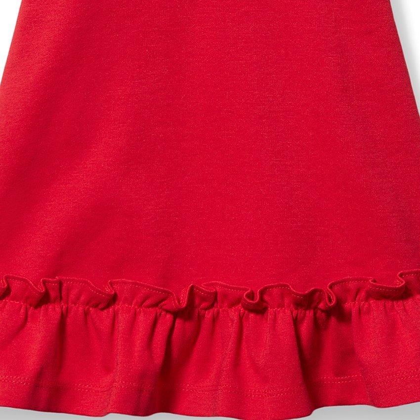 Ruffle Hem Ponte Dress image number 2