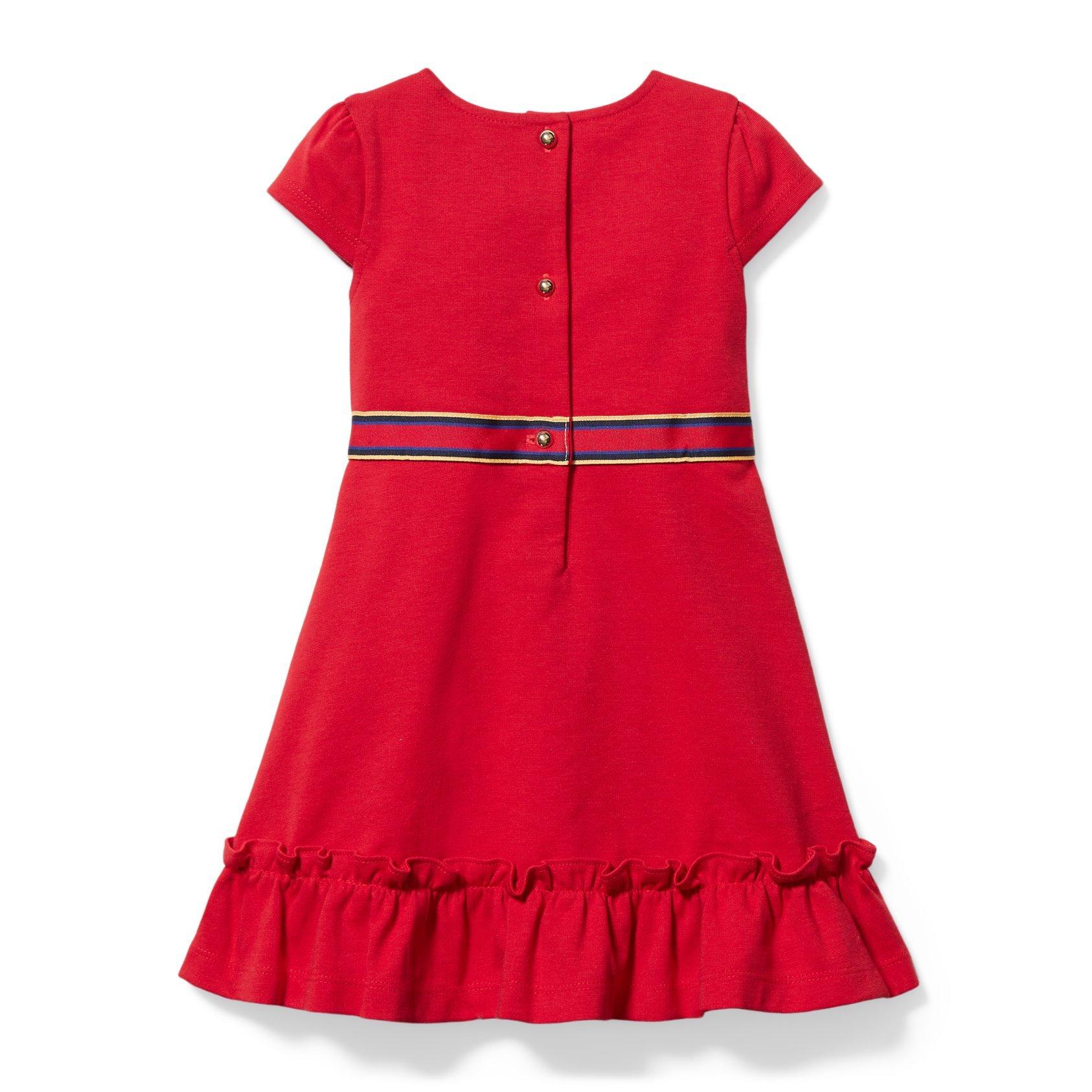 Ruffle Hem Ponte Dress image number 3