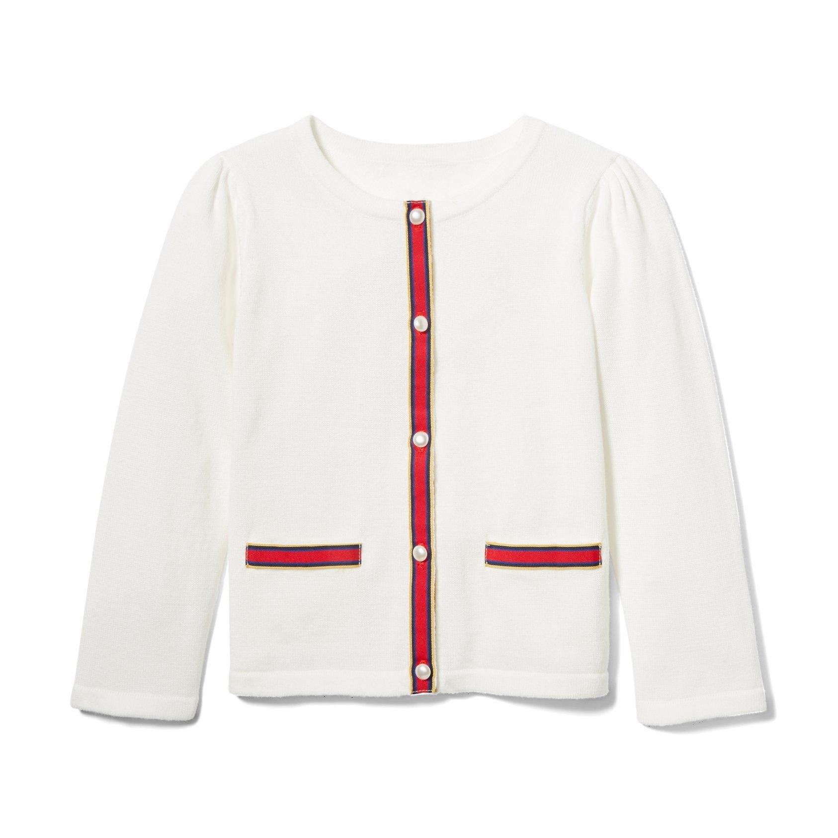 Stripe Trim Cardigan image number 0
