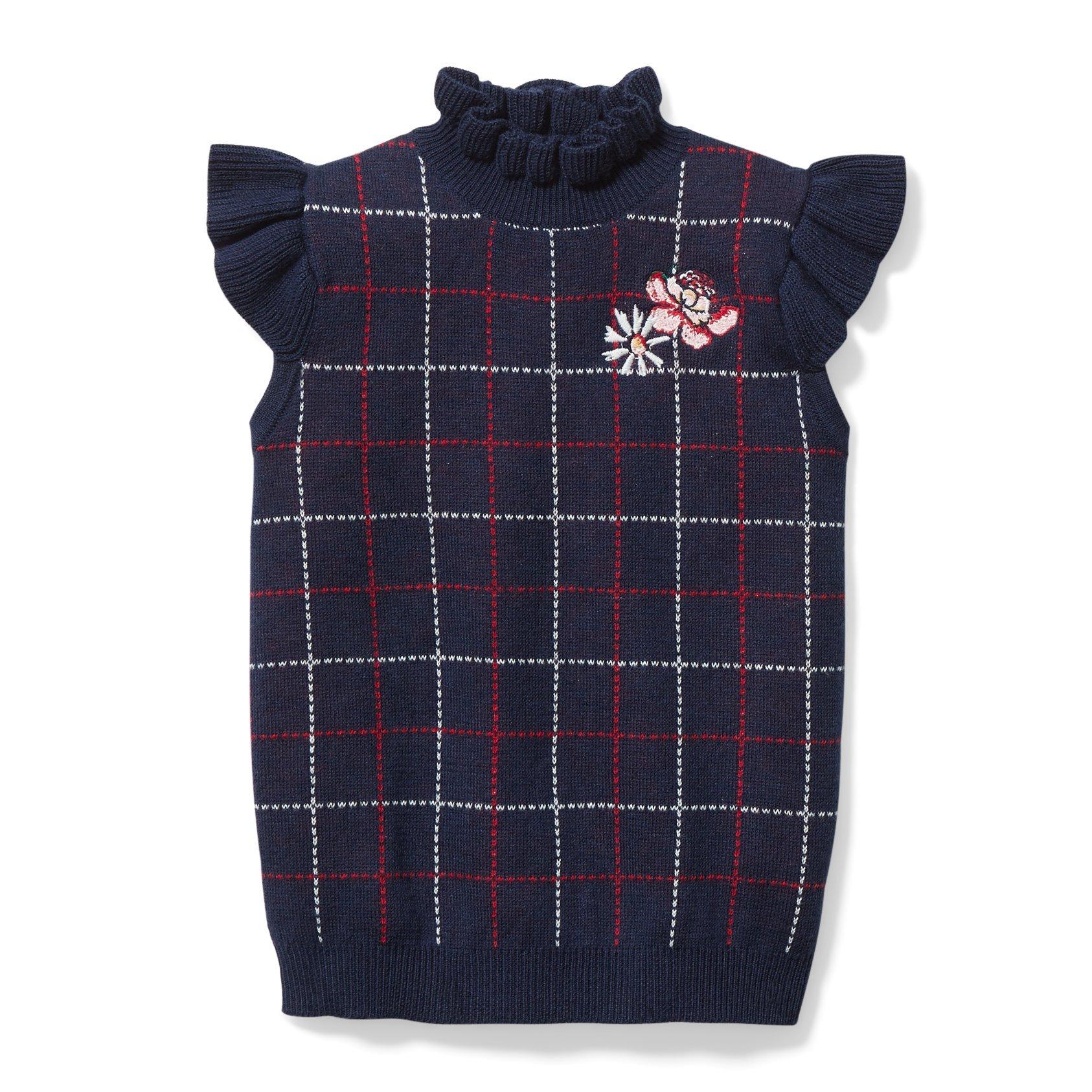 Embroidered Sweater Top image number 0