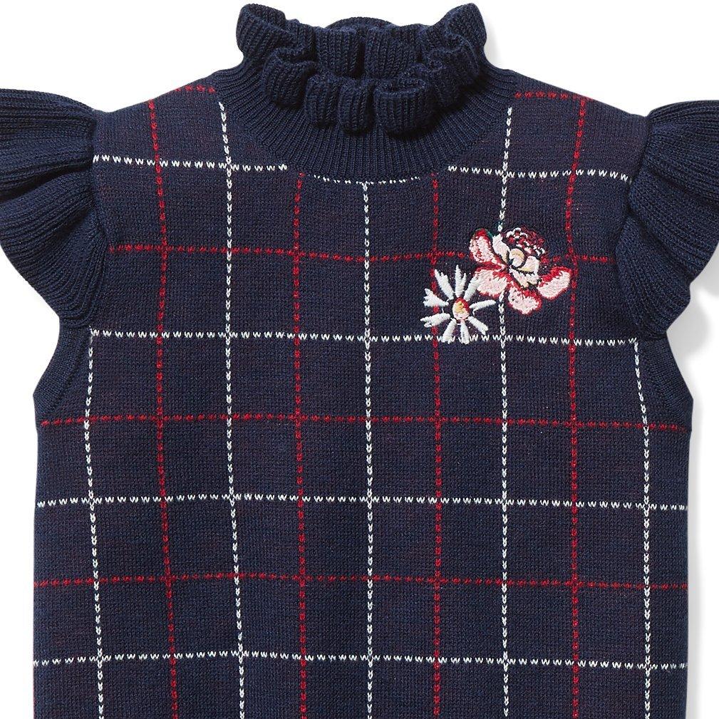 Embroidered Sweater Top image number 1