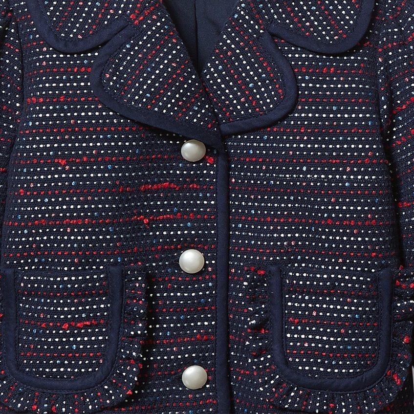 Bouclé Ruffle Pocket Jacket image number 1
