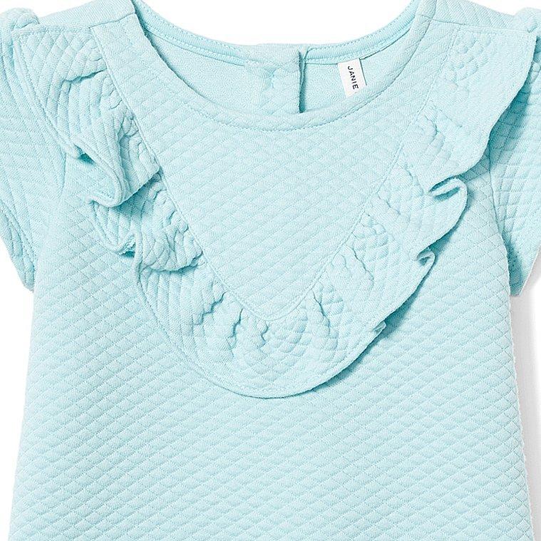 Quilted Ruffle Dress image number 1