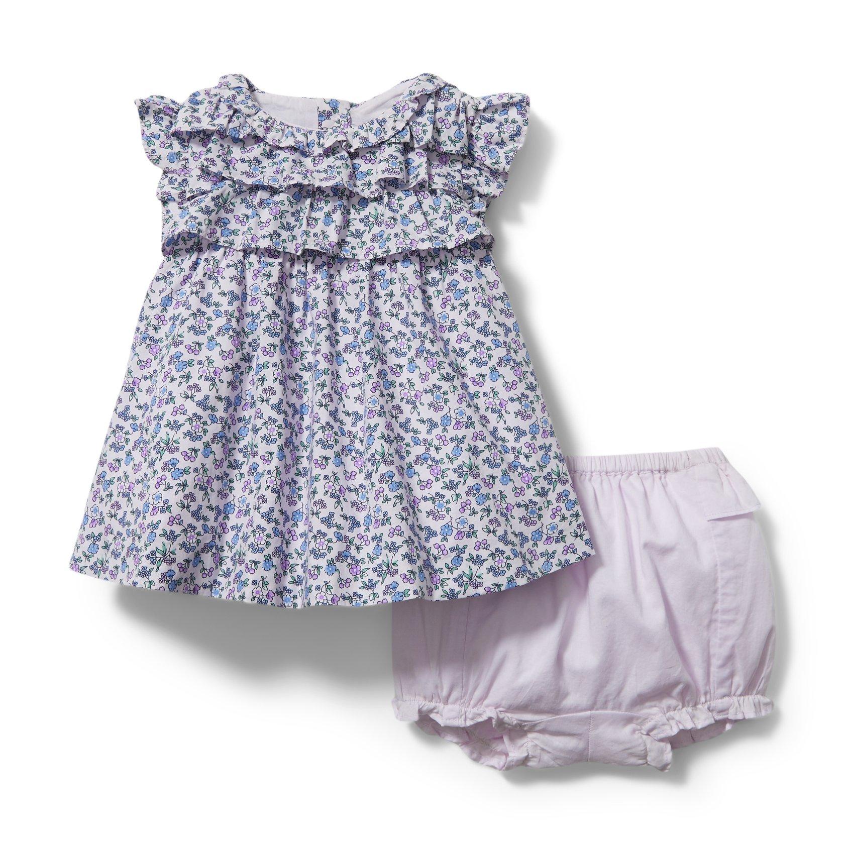 Baby Floral Ruffle Matching Set image number 0