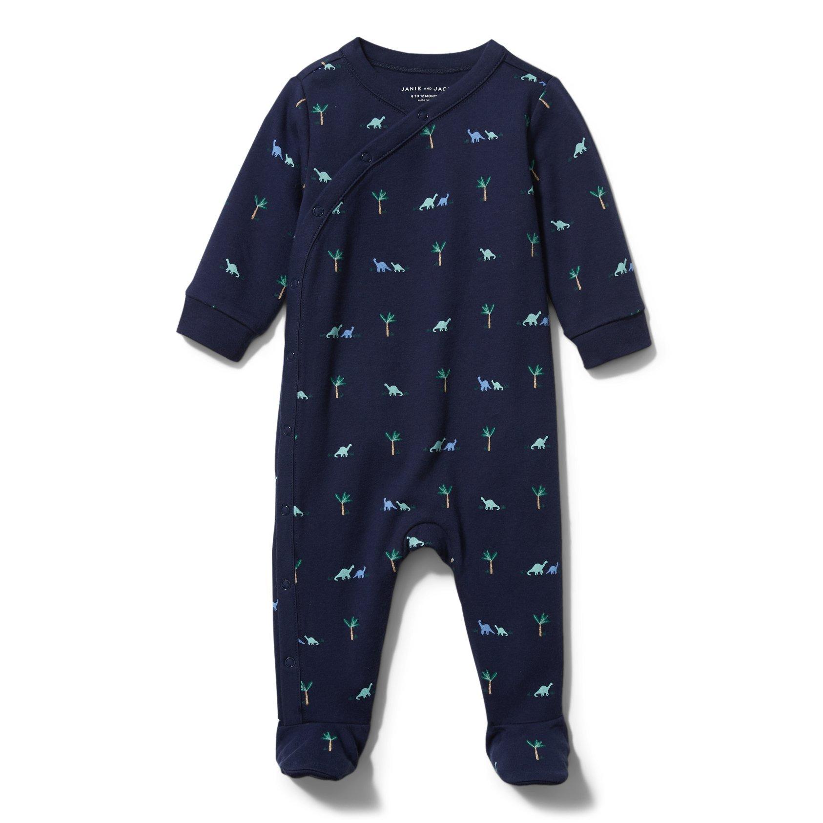 Baby Dinosaur Footed 1-Piece image number 0