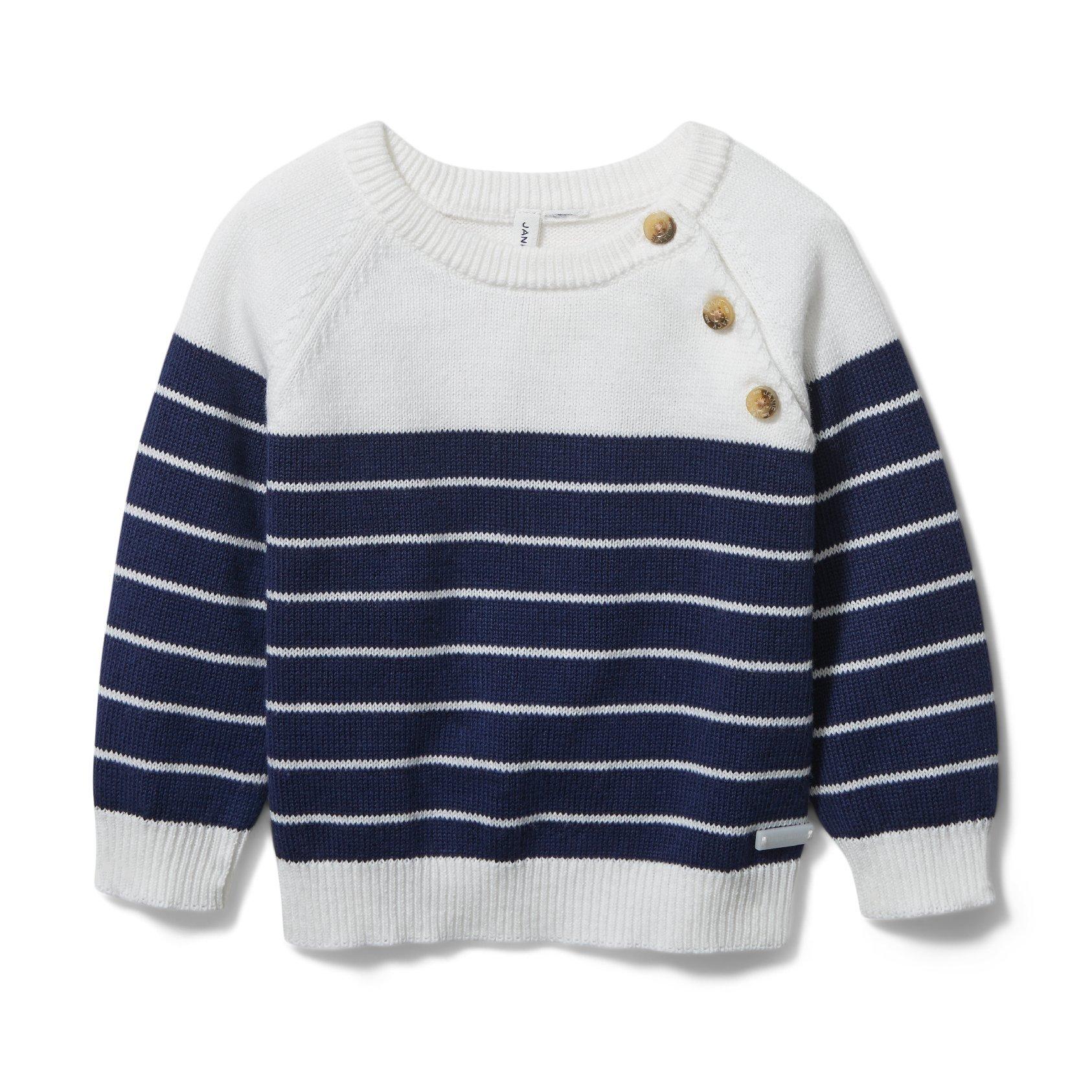 Baby Striped Raglan Sweater image number 0