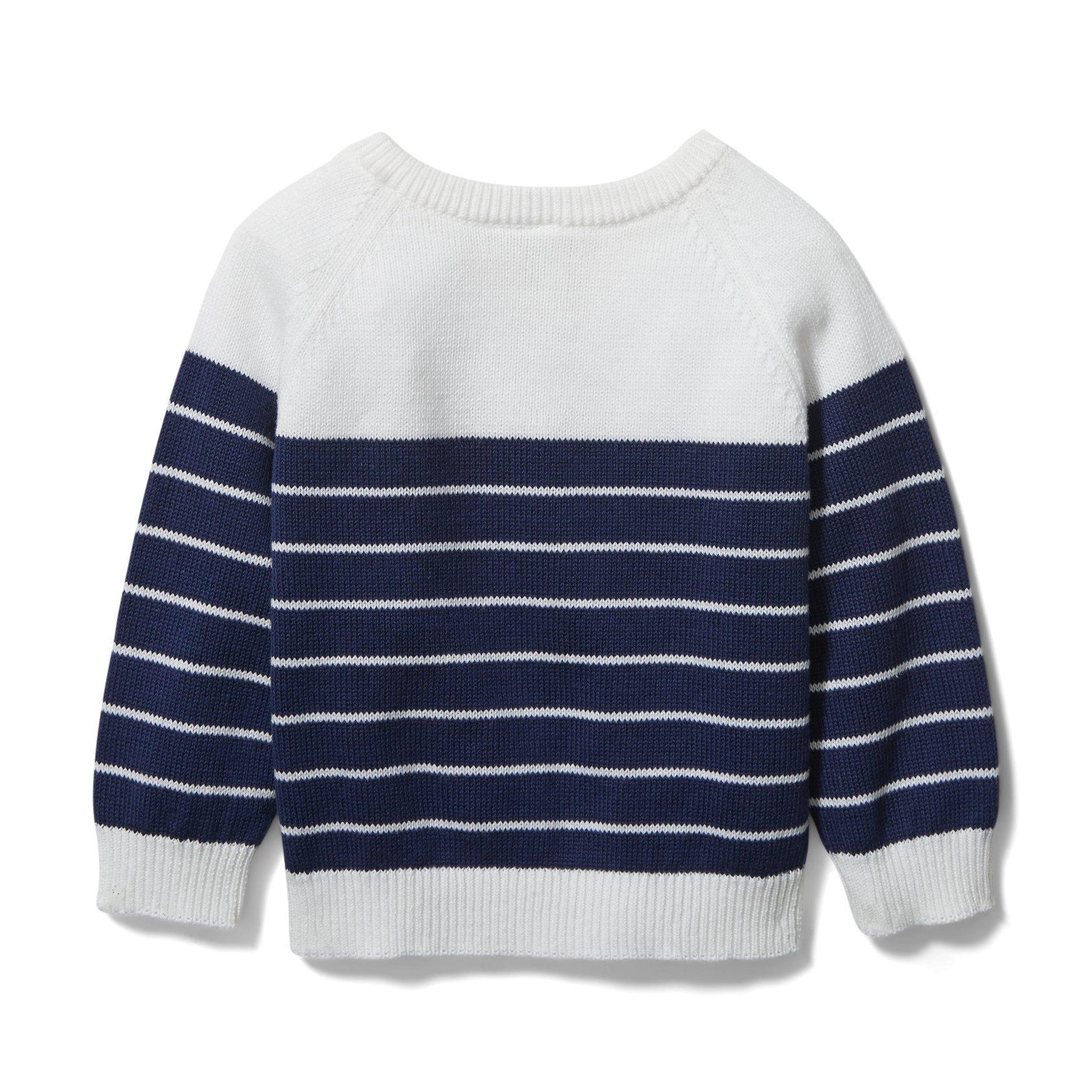 Baby Striped Raglan Sweater image number 2