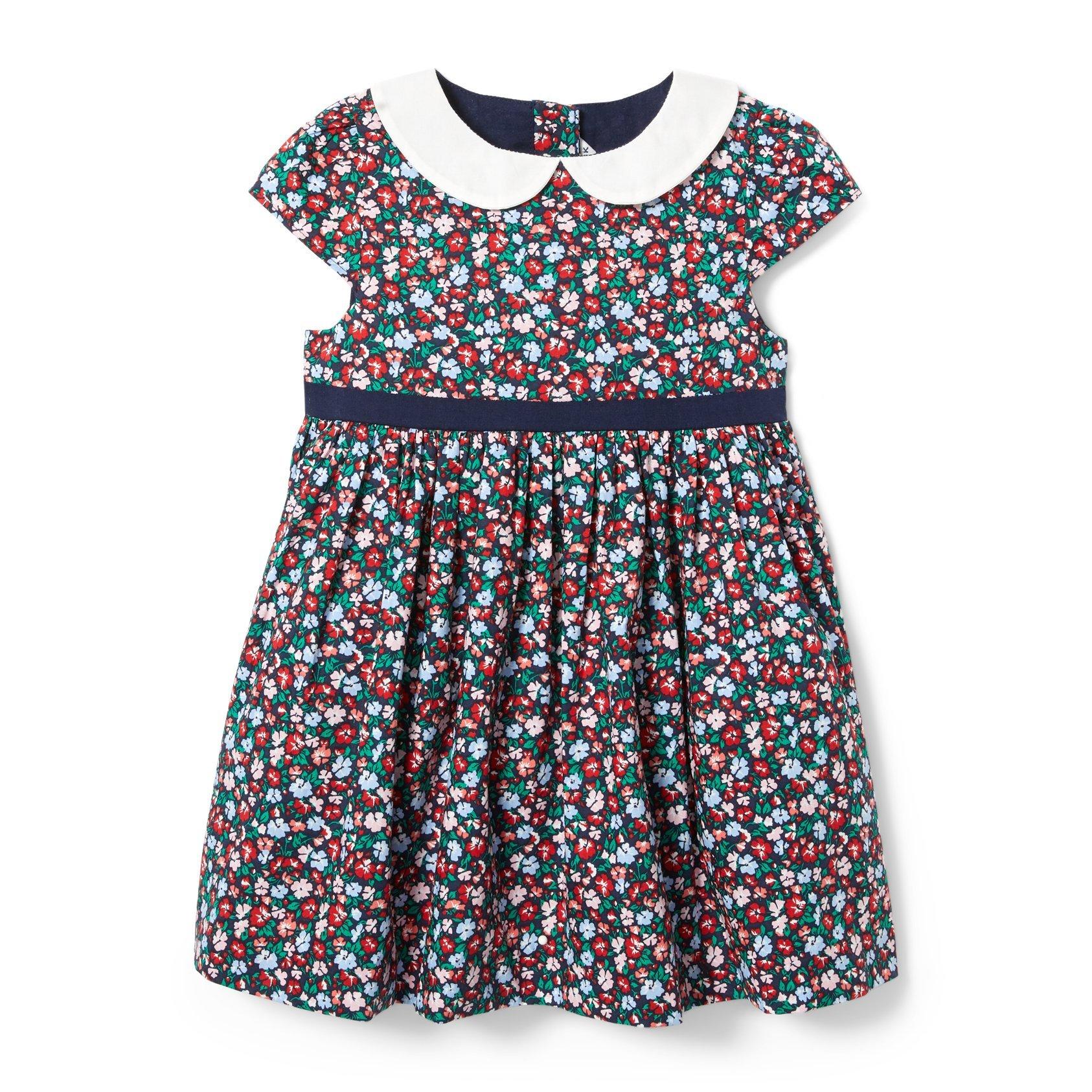 Baby Floral Collared Dress image number 0