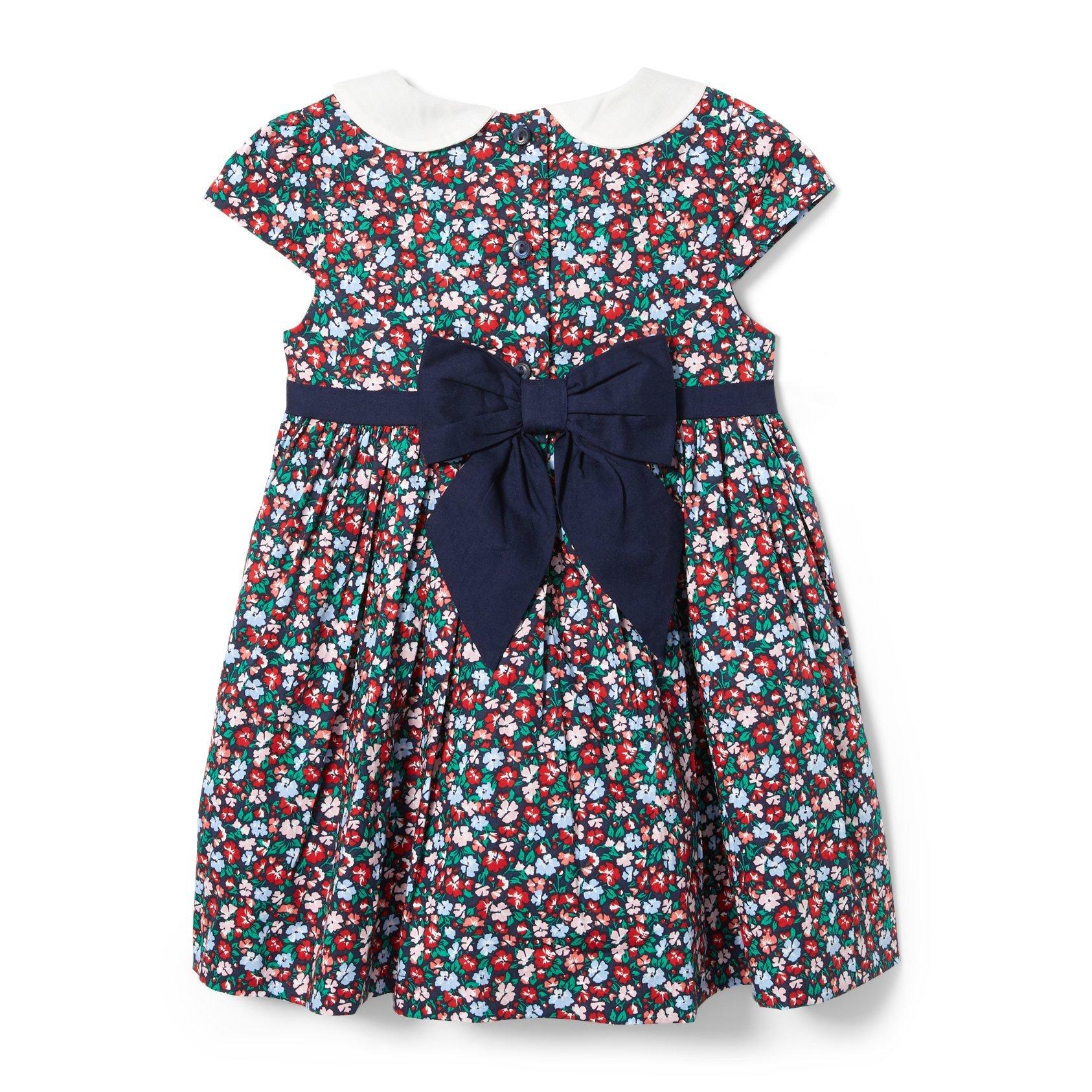 Baby Floral Collared Dress image number 2