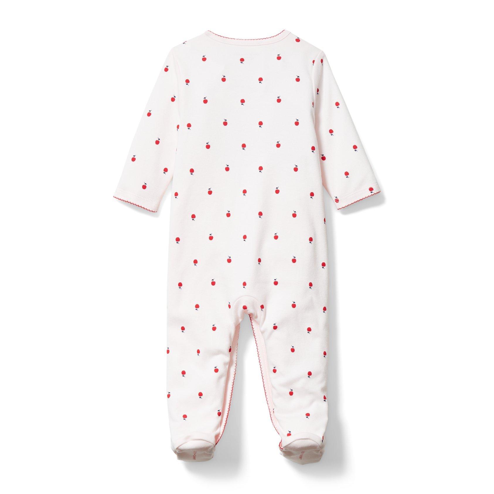 Baby Cherry Kimono Footed 1-Piece image number 2