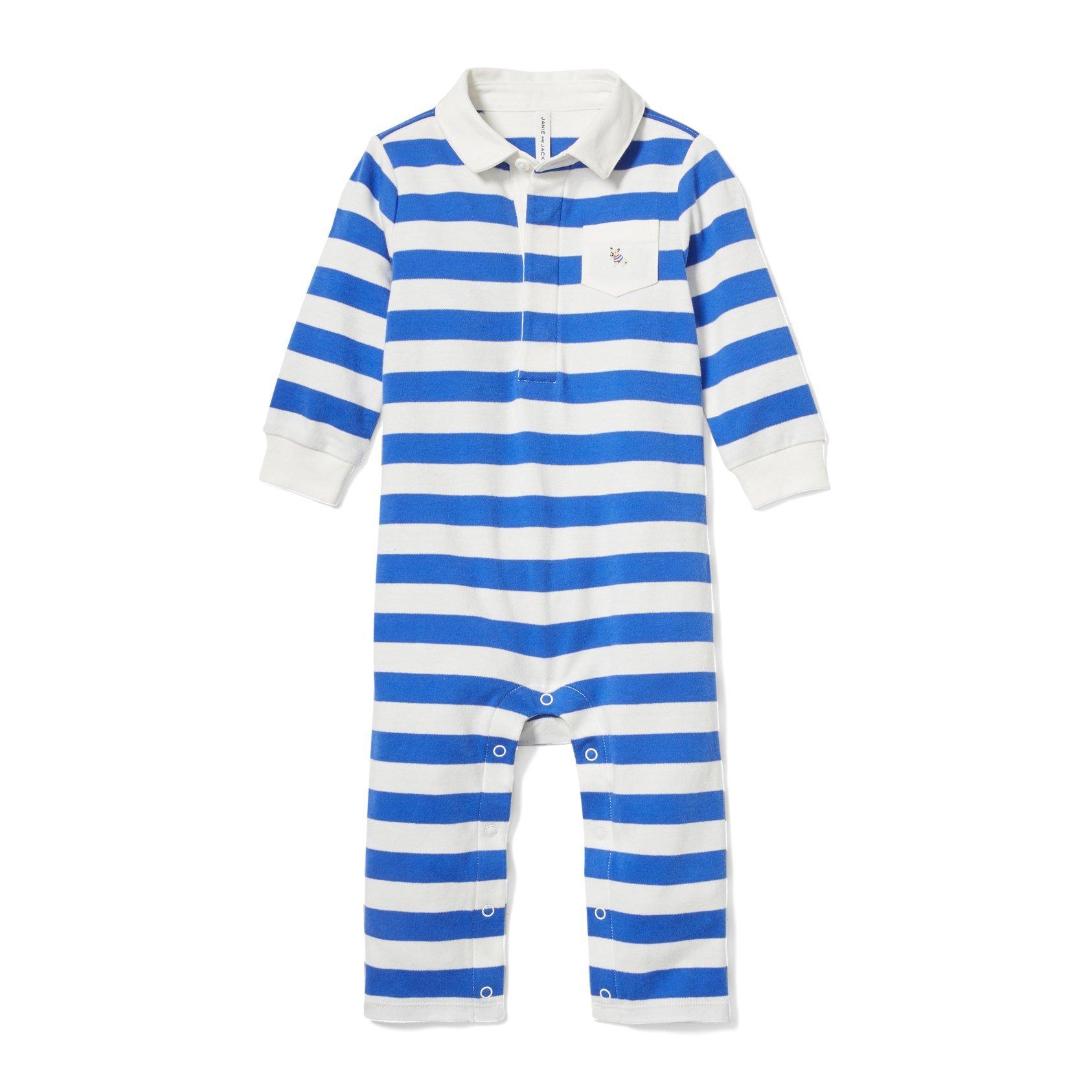 Baby Striped 1-Piece image number 0