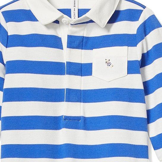 Baby Striped 1-Piece image number 1