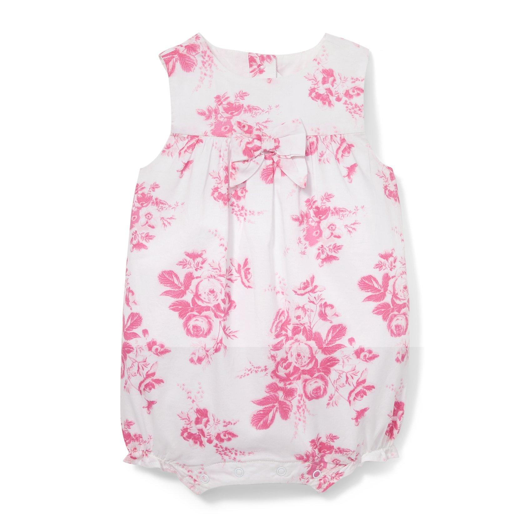 Baby Pink Floral Romper image number 0