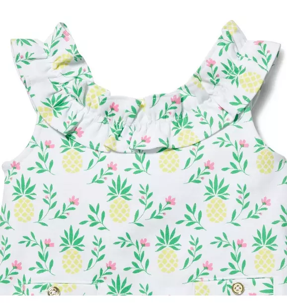 Pineapple Ruffle Top image number 1