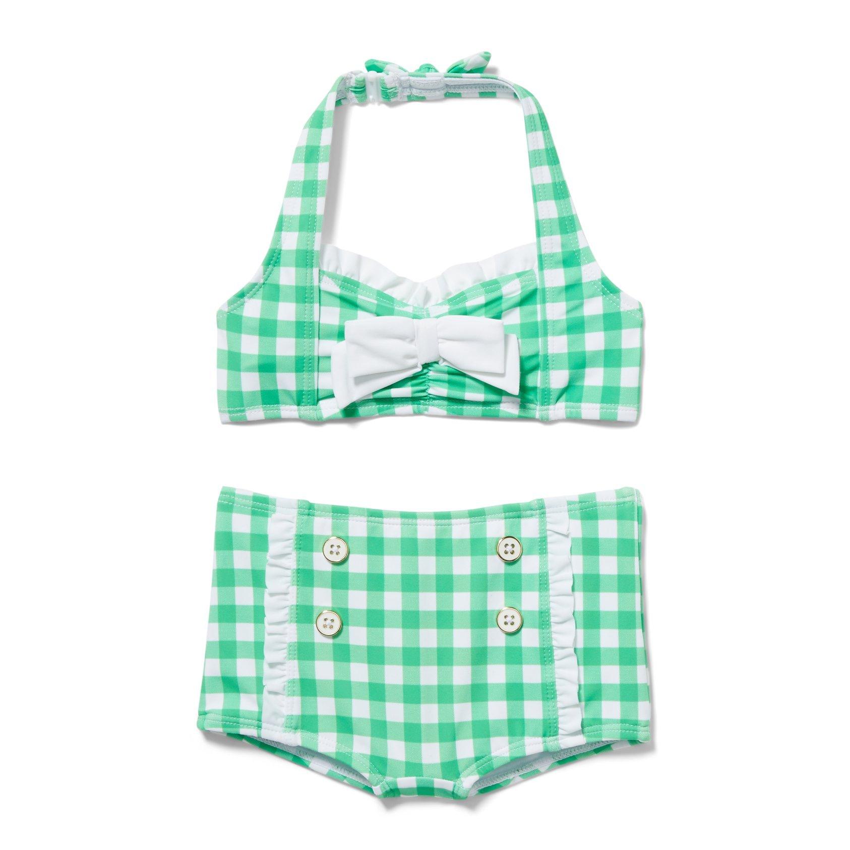 Gingham 2-Piece Swimsuit image number 0