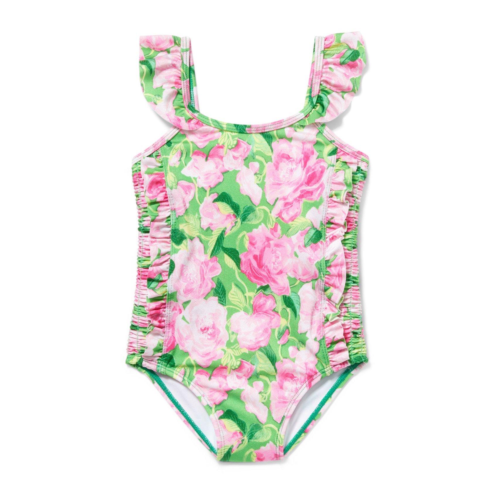 Rose Ruched Swimsuit image number 0
