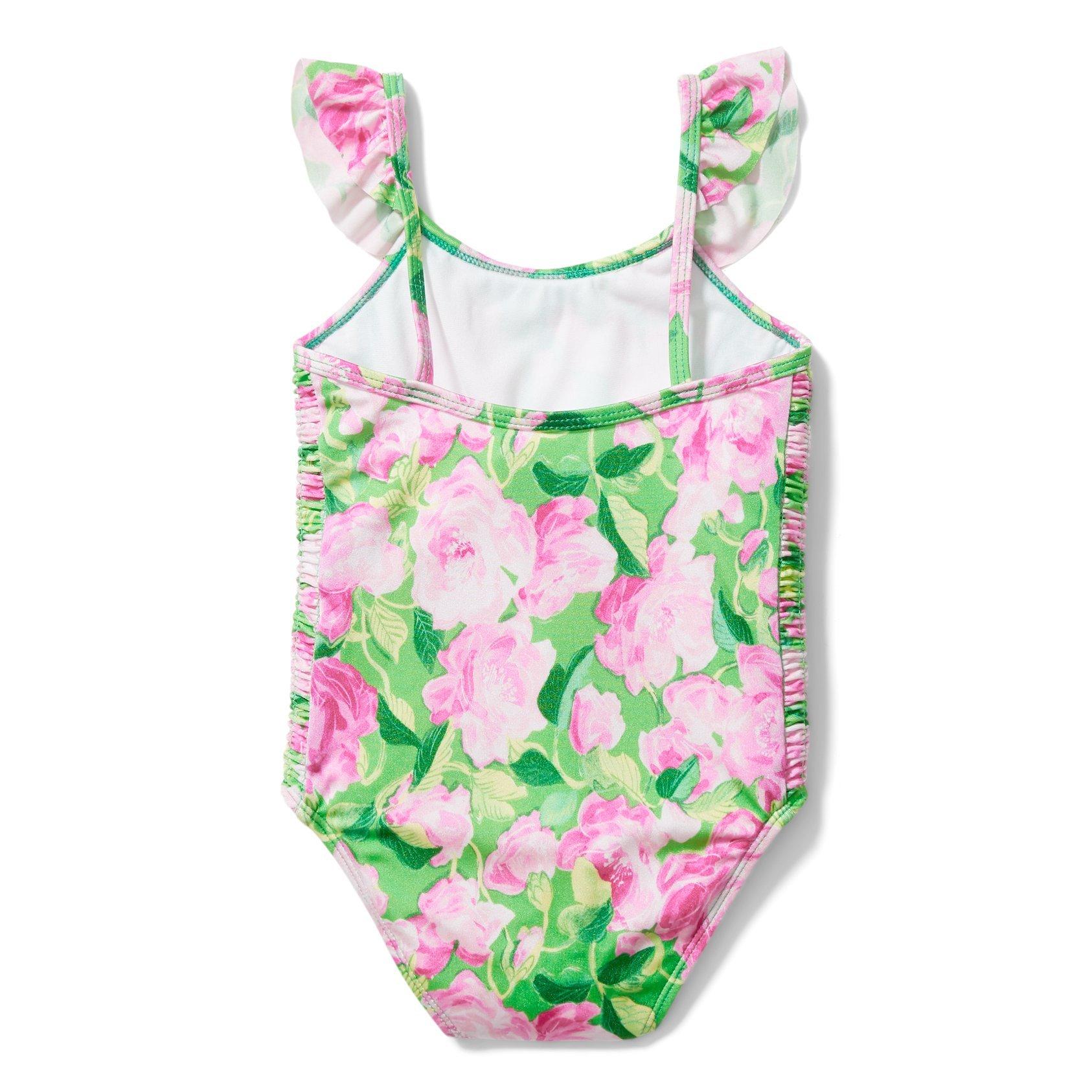 Rose Ruched Swimsuit image number 2