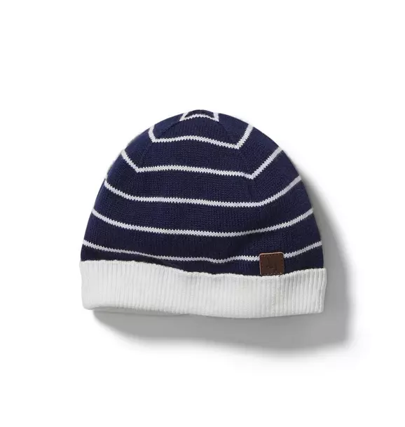 Baby Striped Beanie image number 0