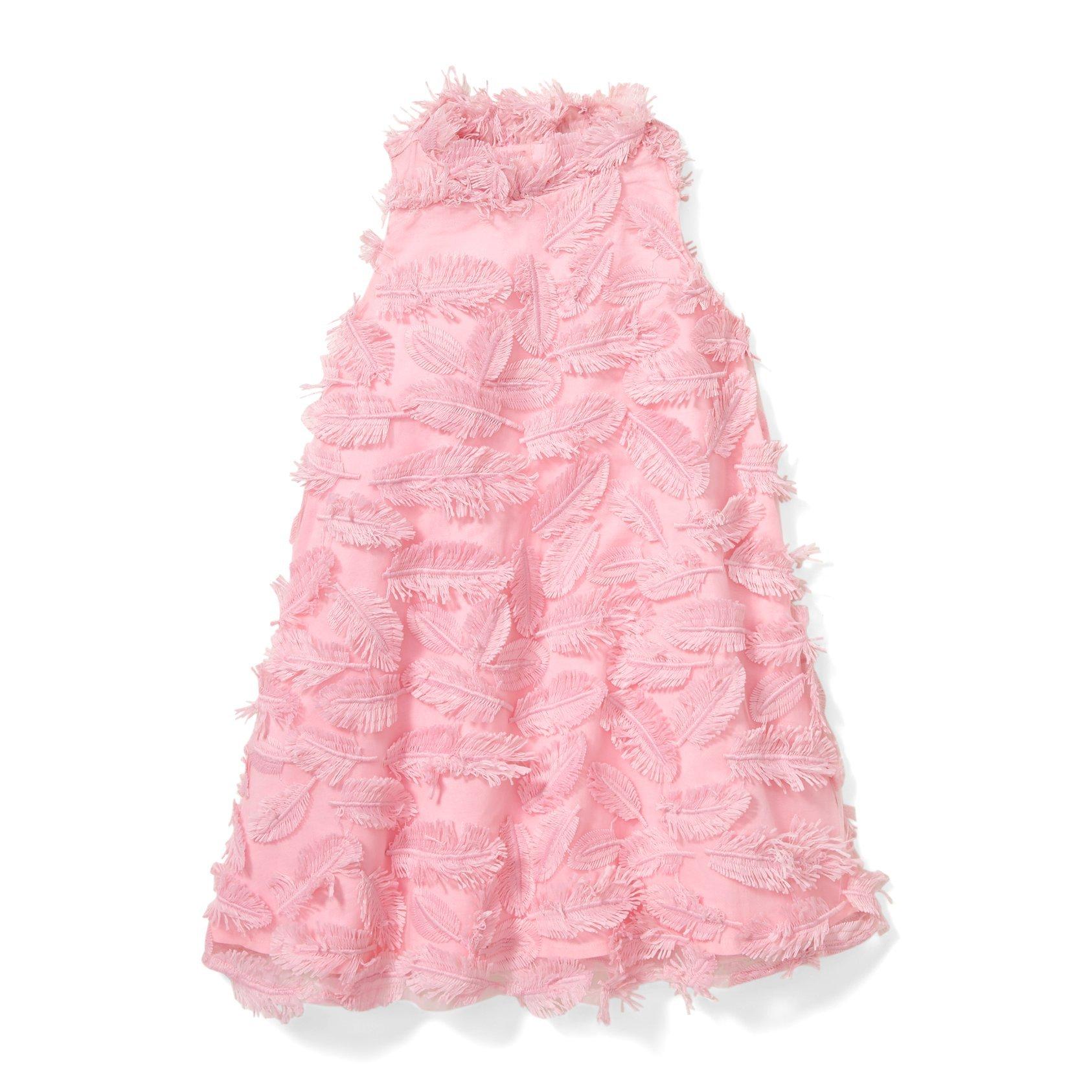 Pink Feather Fringe Dress image number 0
