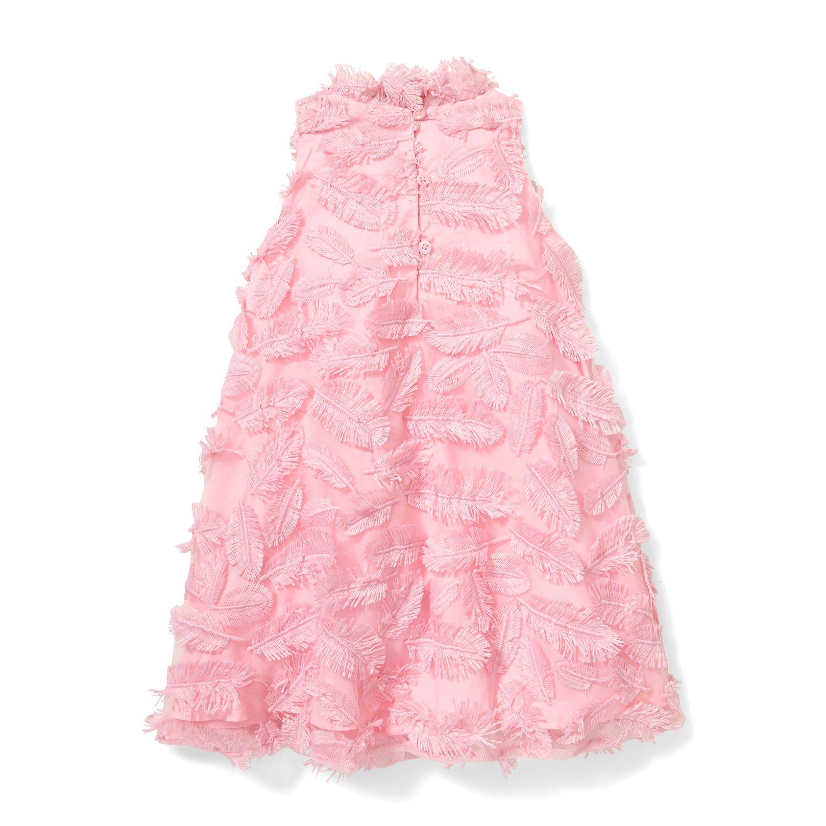 Pink Feather Fringe Dress image number 2