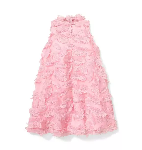 Pink Feather Fringe Dress image number 2