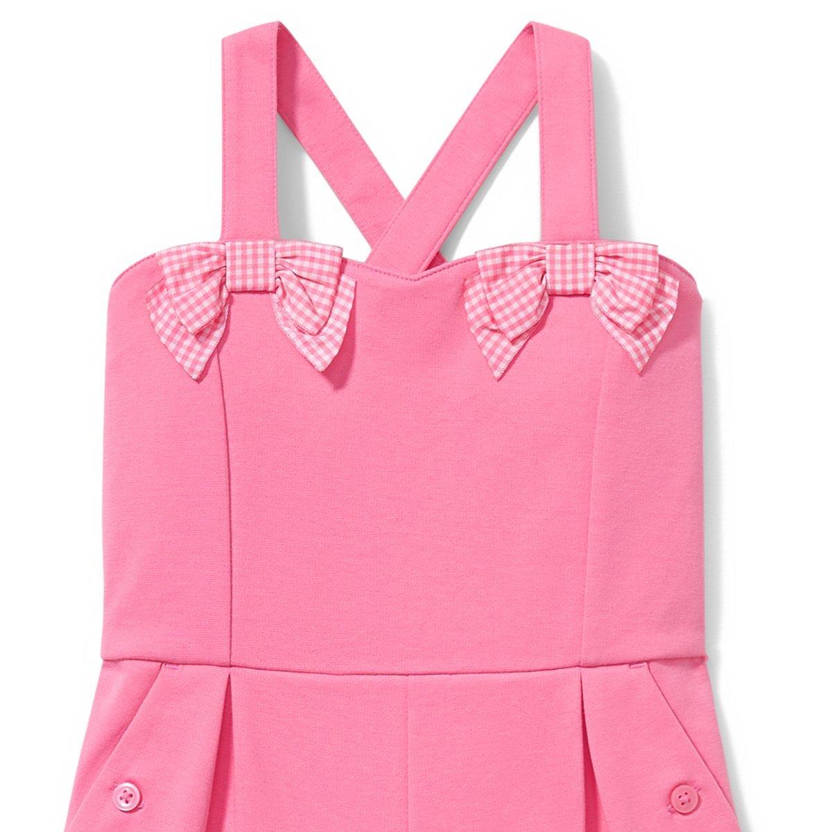 Pink Ponte Romper image number 1