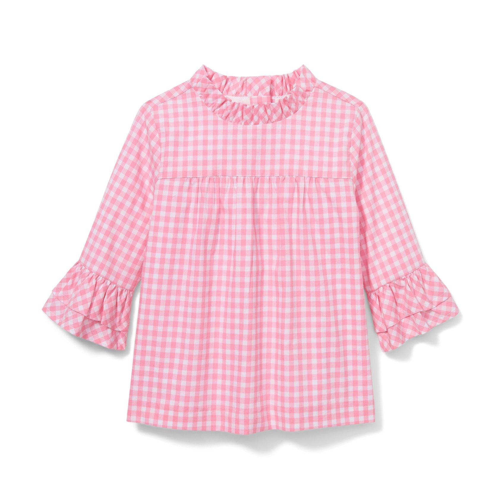 Pink Gingham Top image number 0