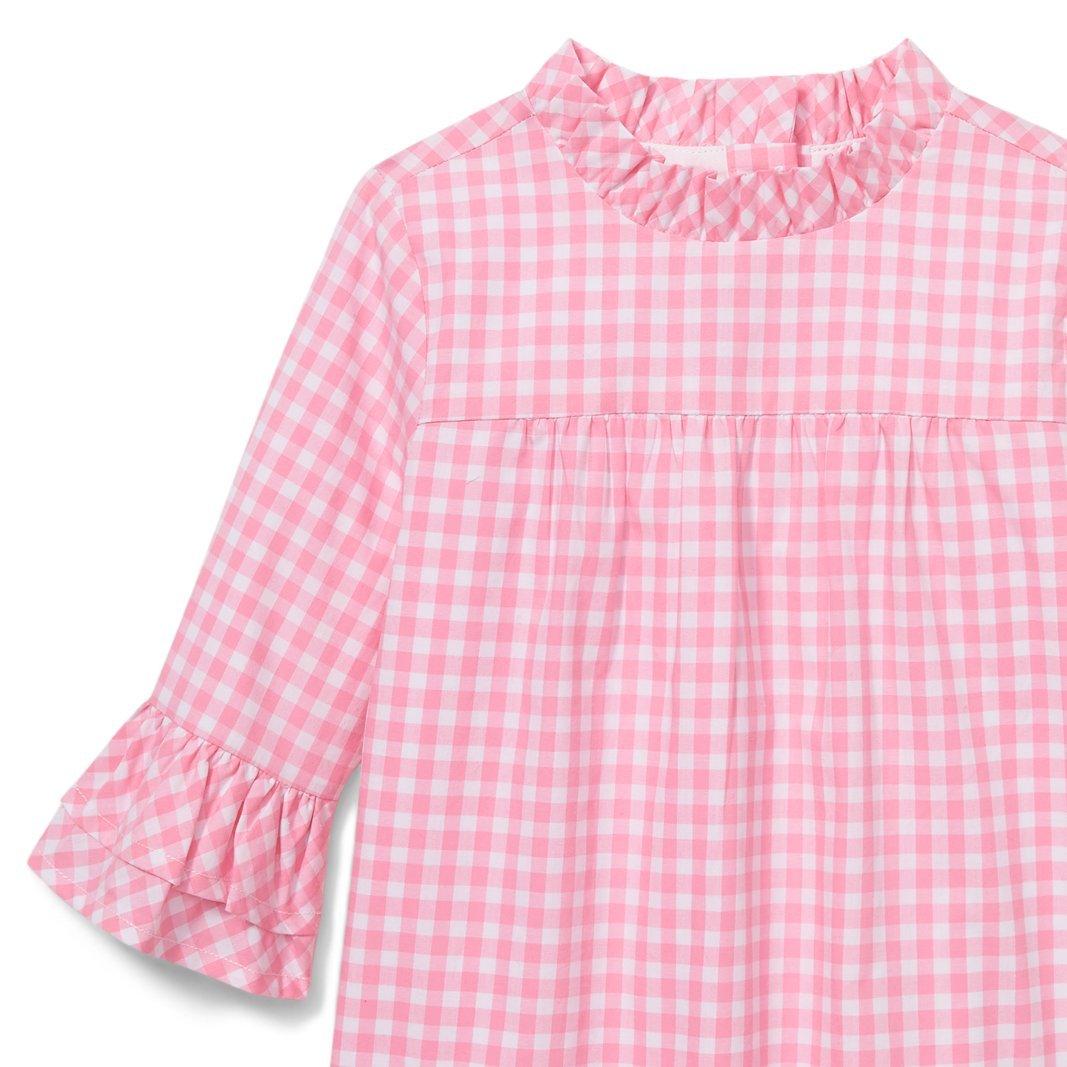 Pink Gingham Top image number 1