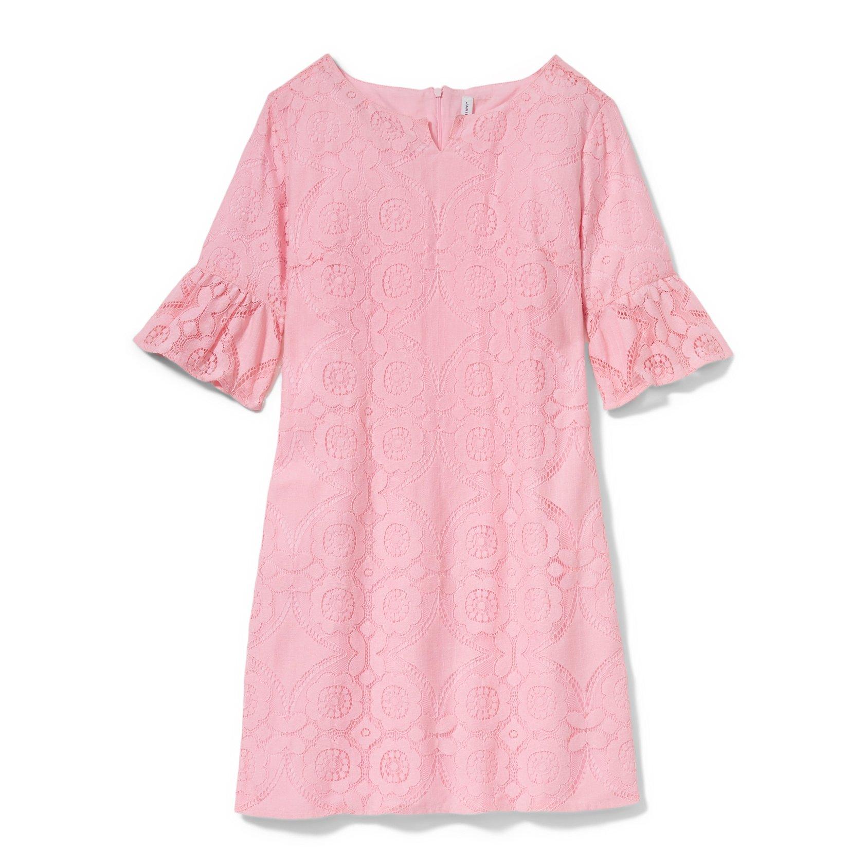 Pink Women's Lace Dress image number 0