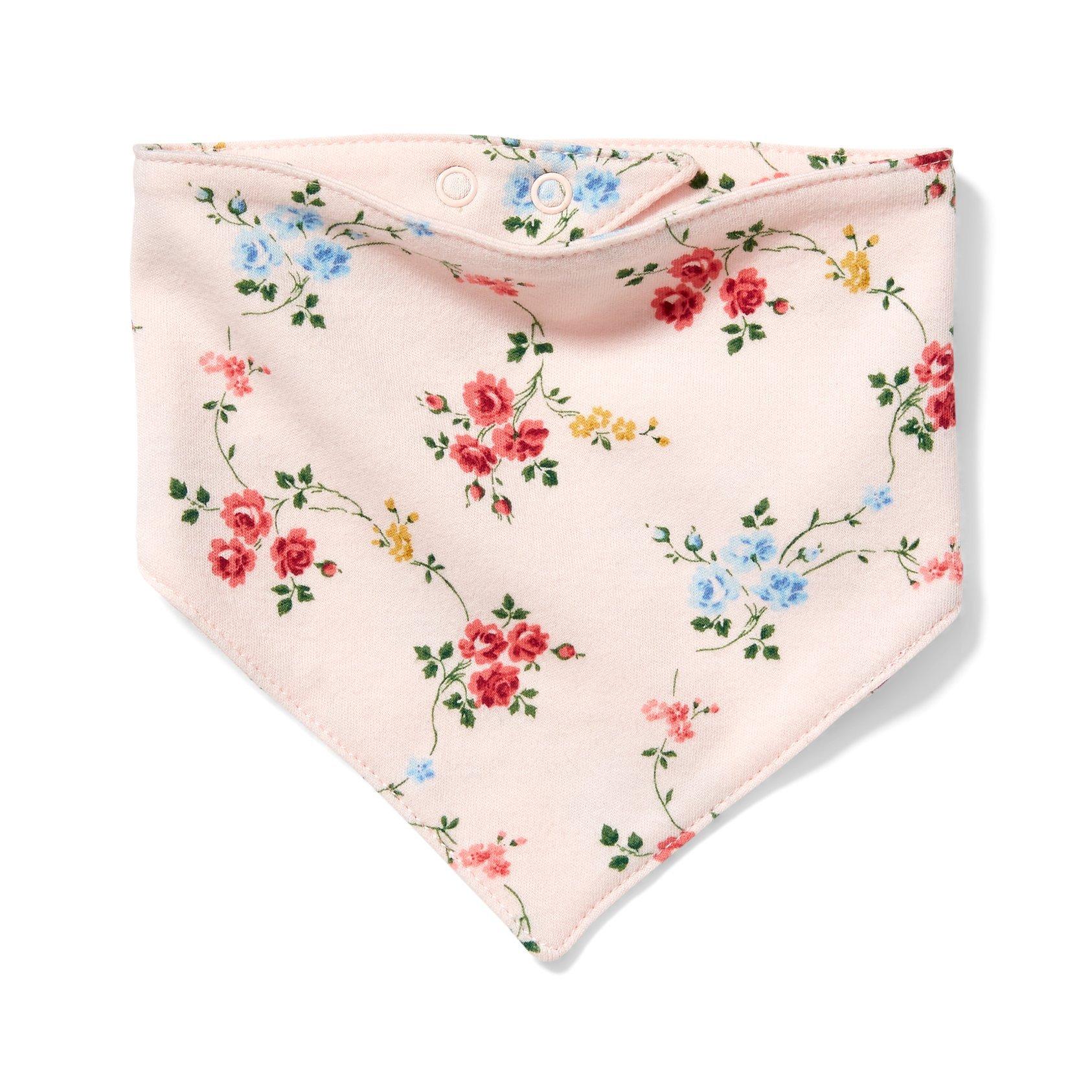 Baby Floral Bandana Bib image number 0