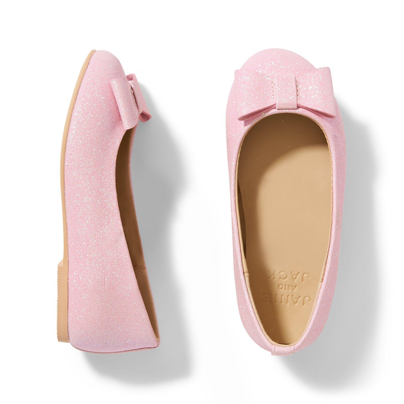 Pink Glitter Bow Flat image number 0