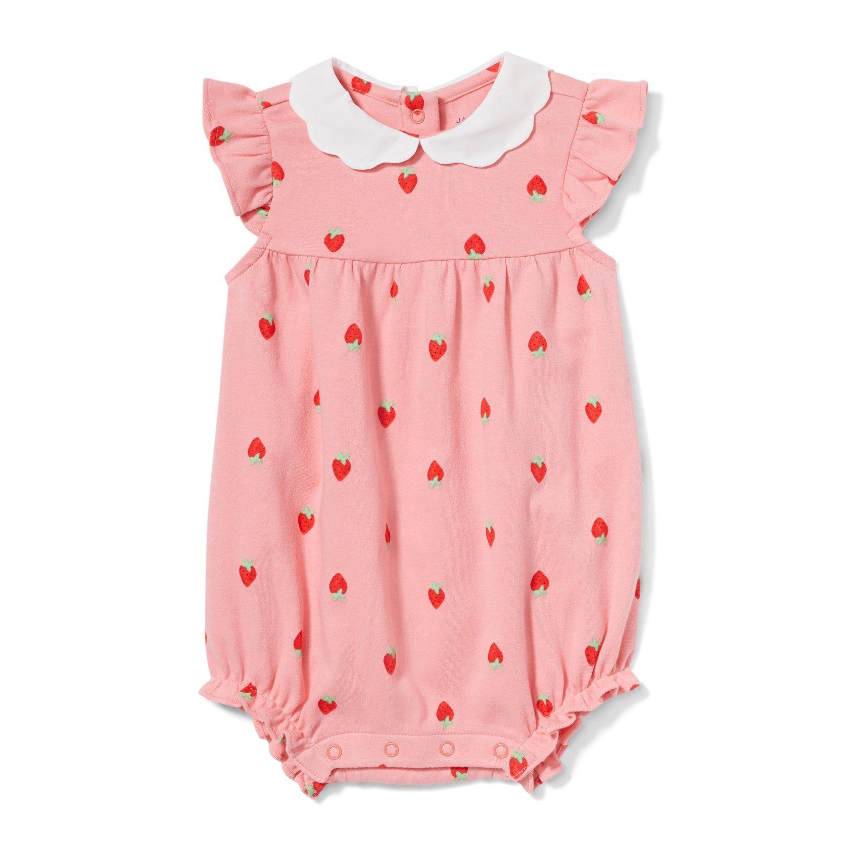 Baby Strawberry Romper image number 0