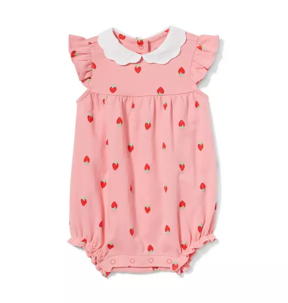 Baby Strawberry Romper image number 0
