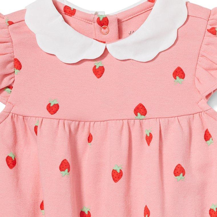 Baby Strawberry Romper image number 1