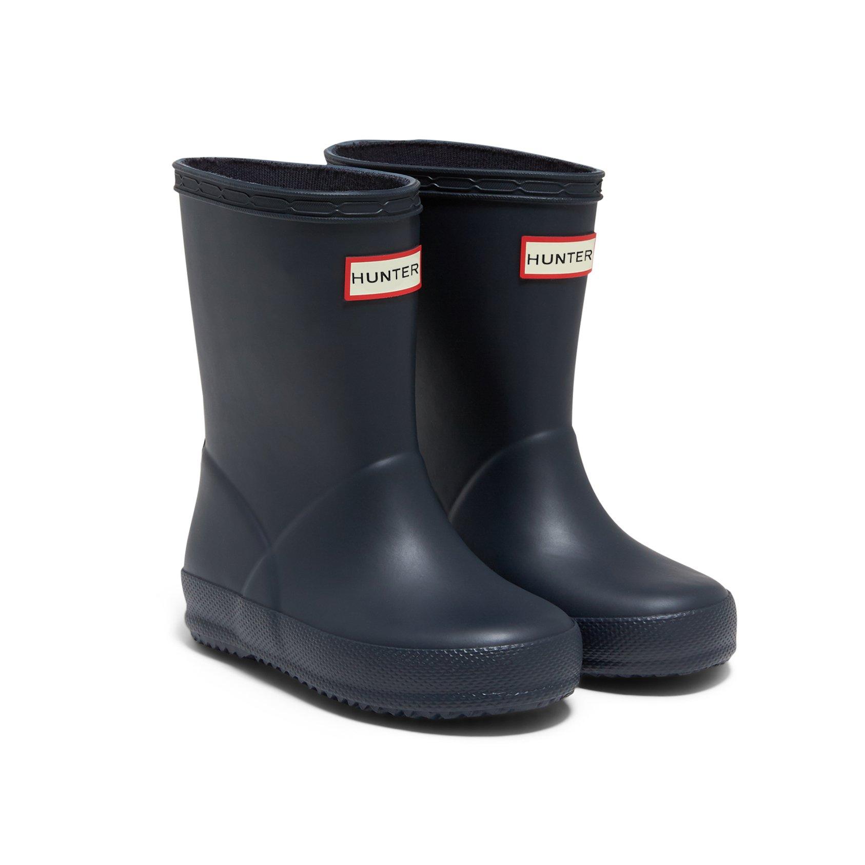 Hunter navy 2025 rain boots