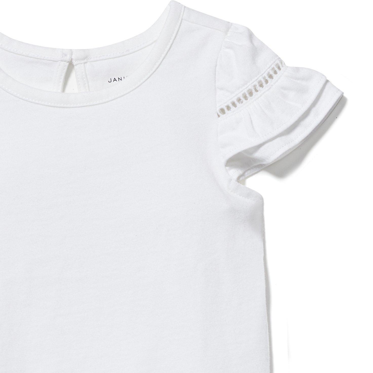 Cutwork Ruffle Sleeve Top image number 1
