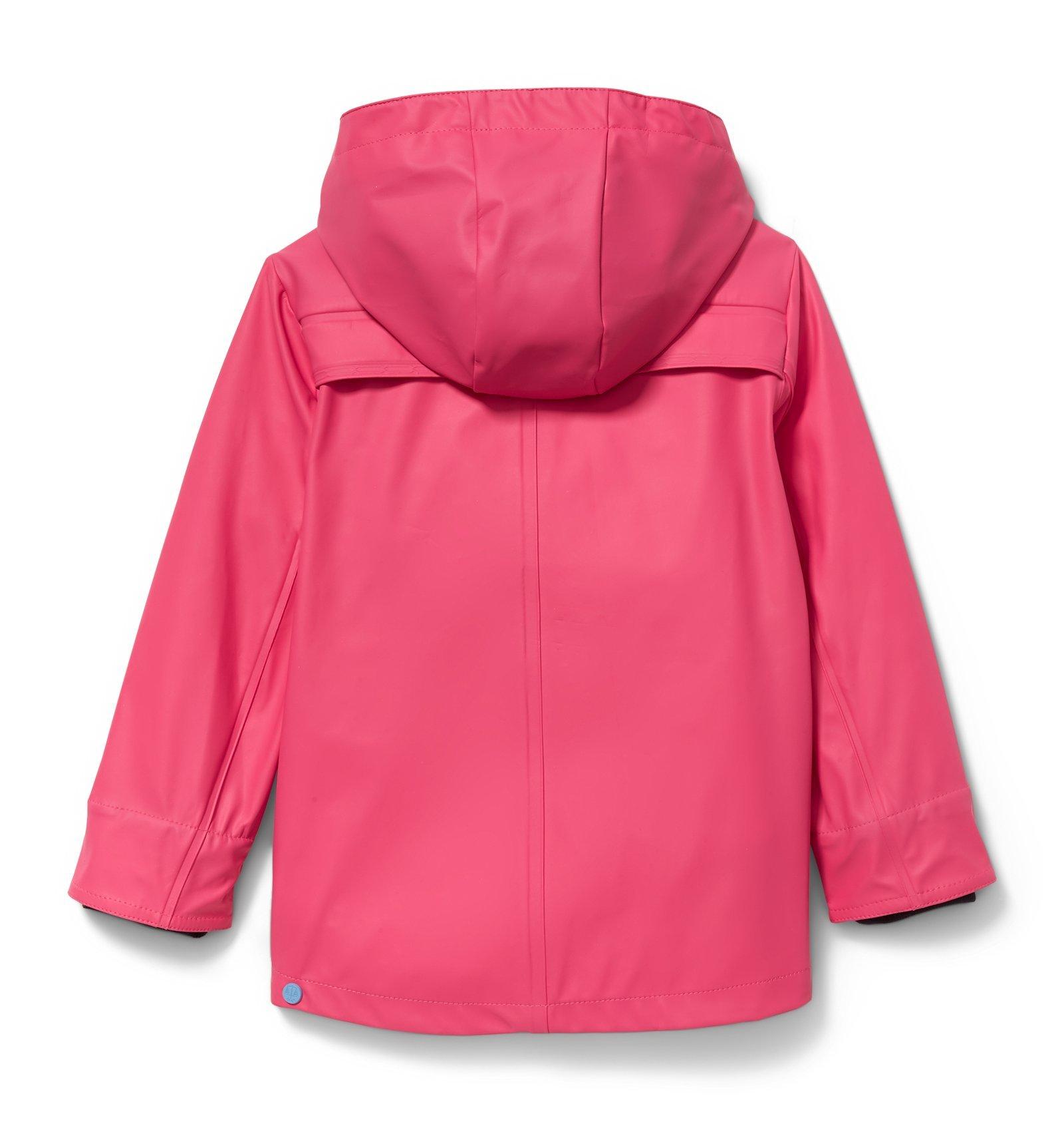 Bright pink rain hot sale jacket