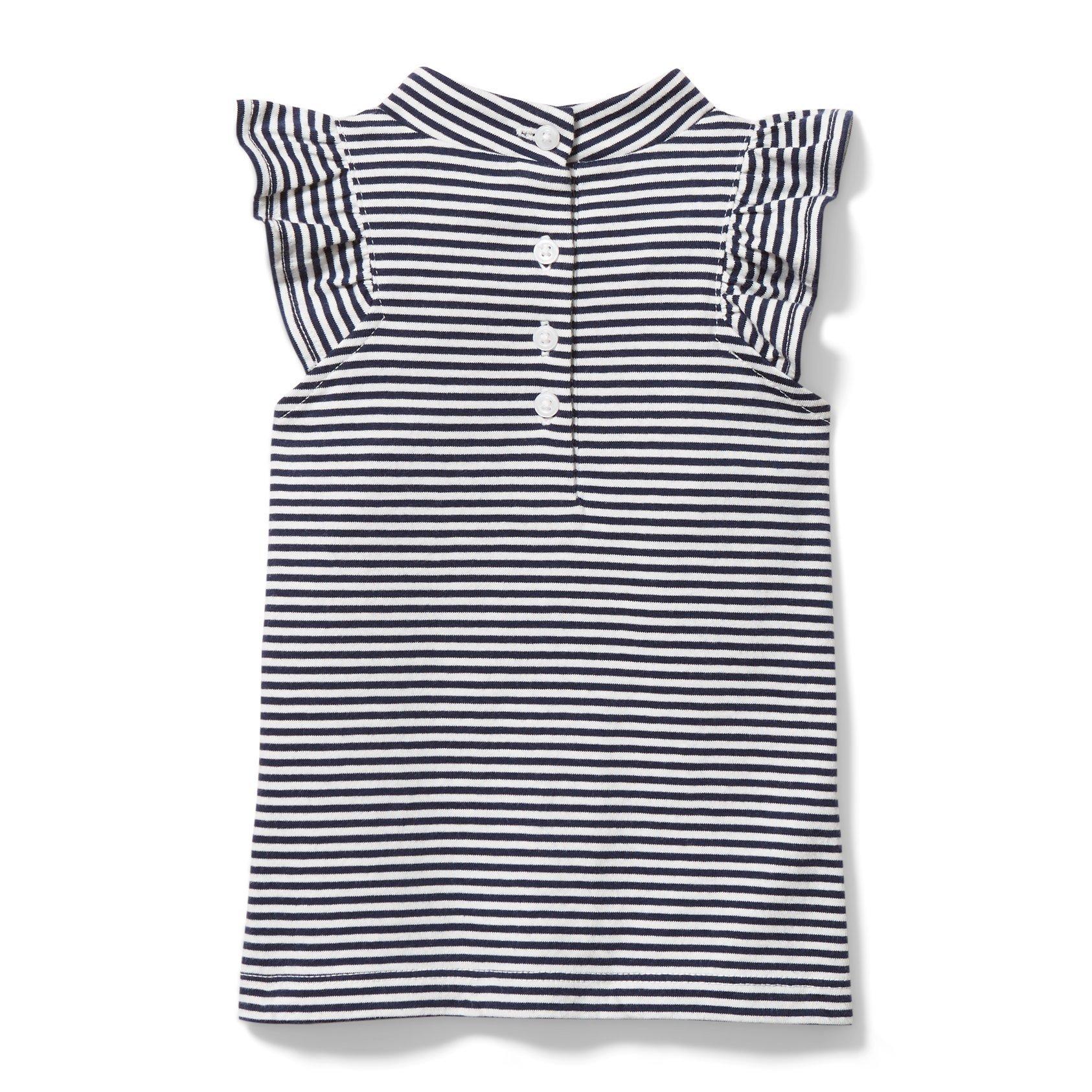 Striped Ruffle Bow Top image number 2