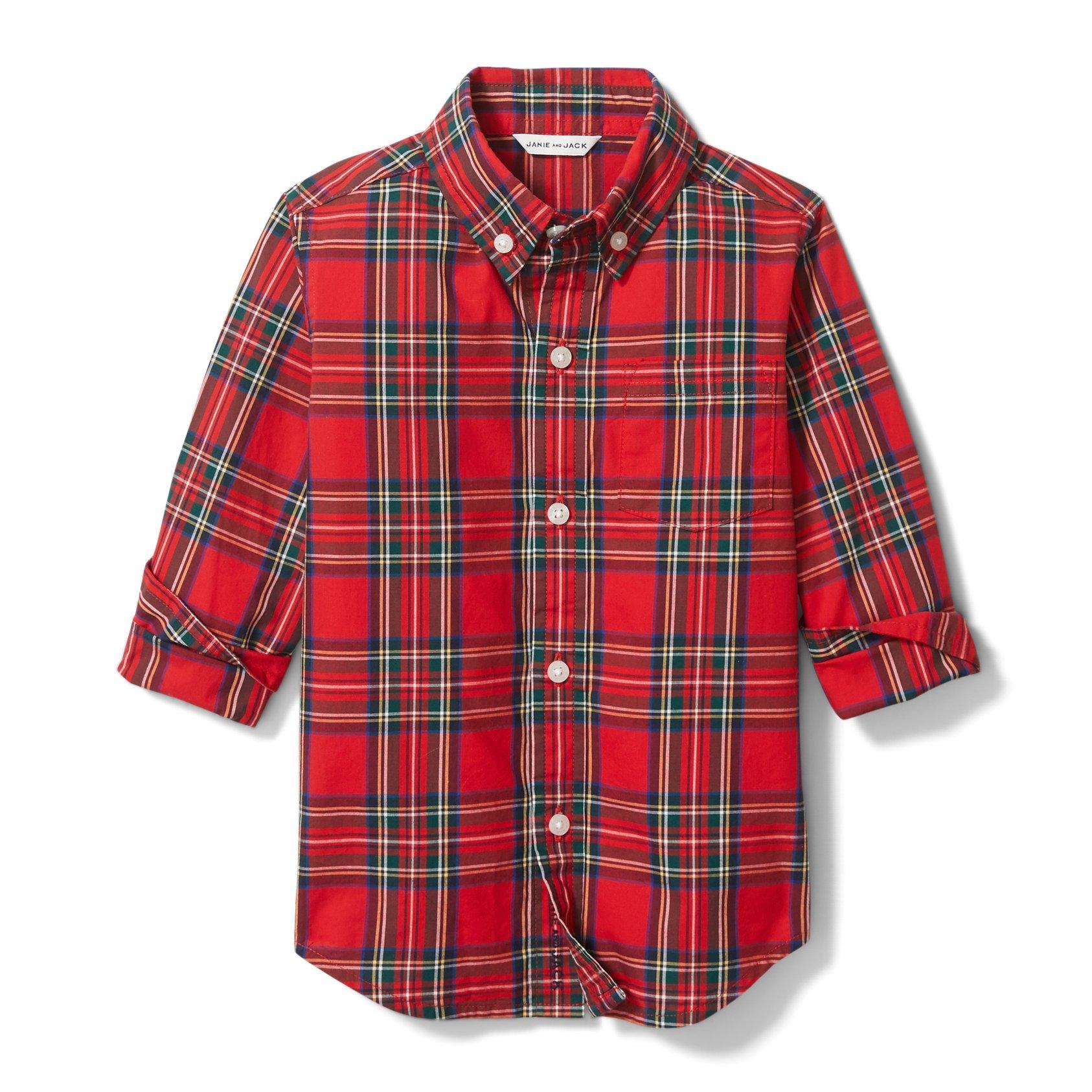 Plaid Poplin Shirt image number 1