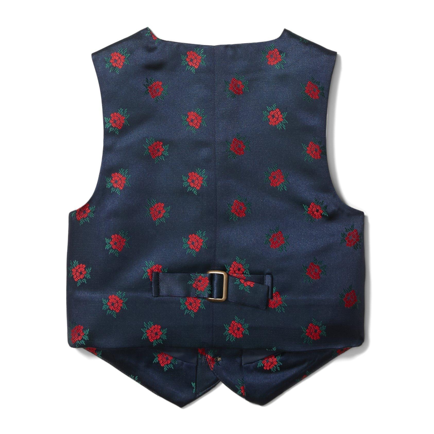 Rose Jacquard Suit Vest image number 2
