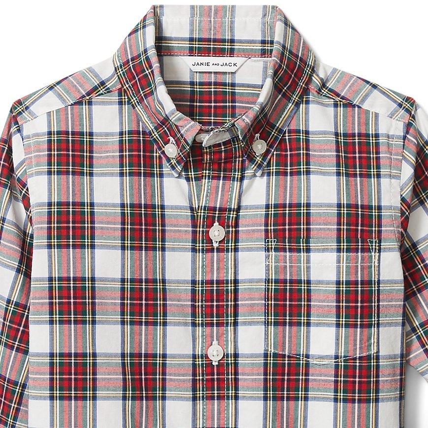 Plaid Poplin Shirt image number 1
