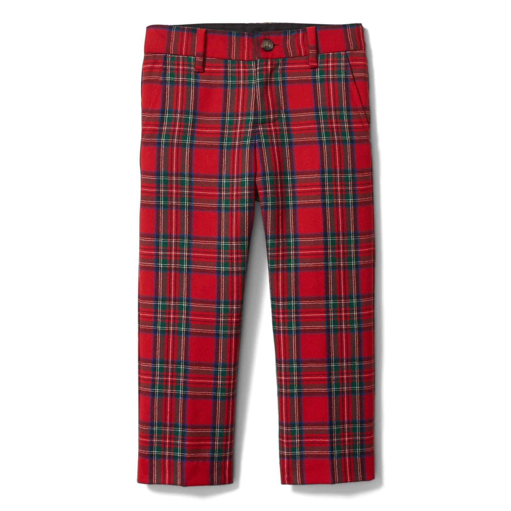 Plaid Wool Pant