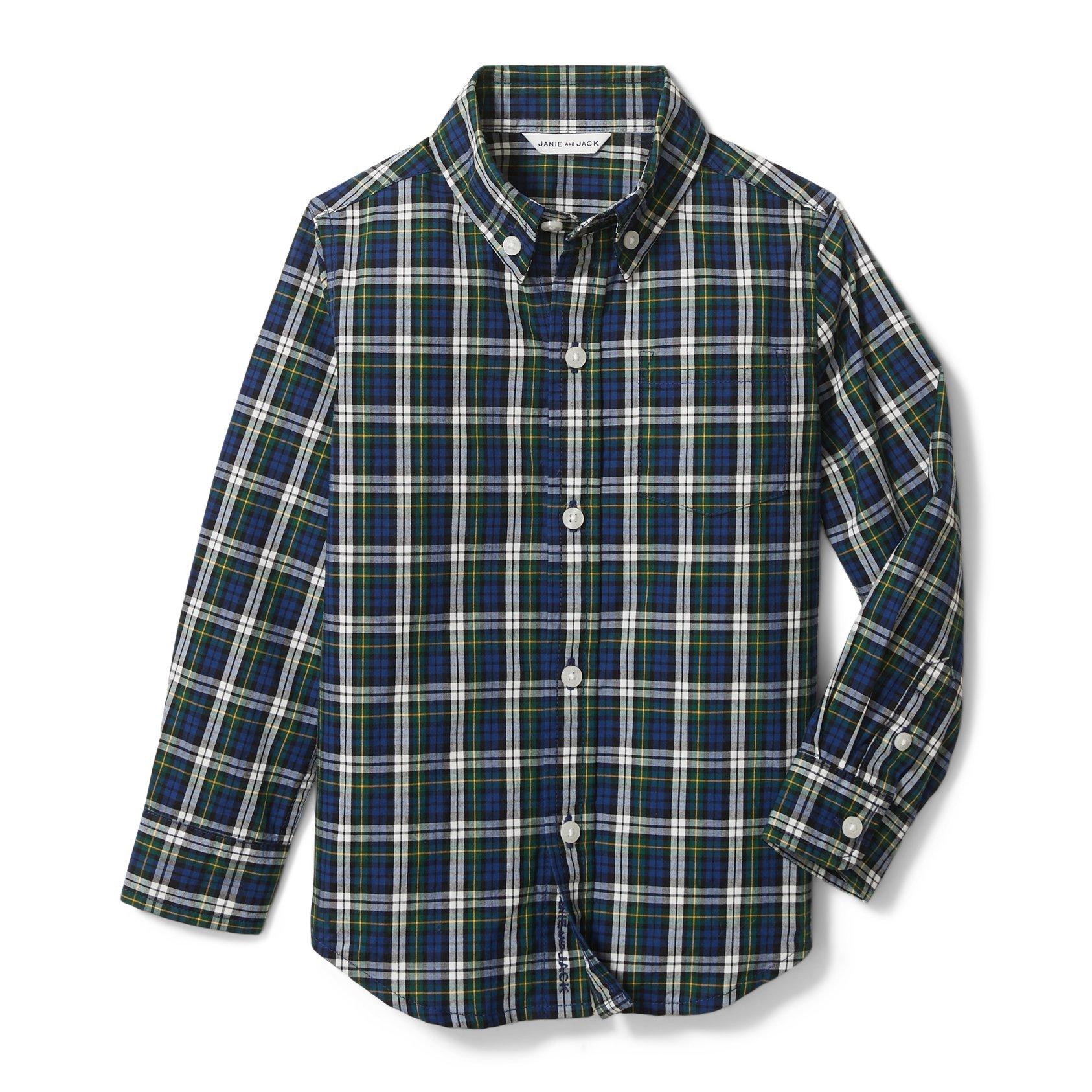 Plaid Poplin Shirt image number 0