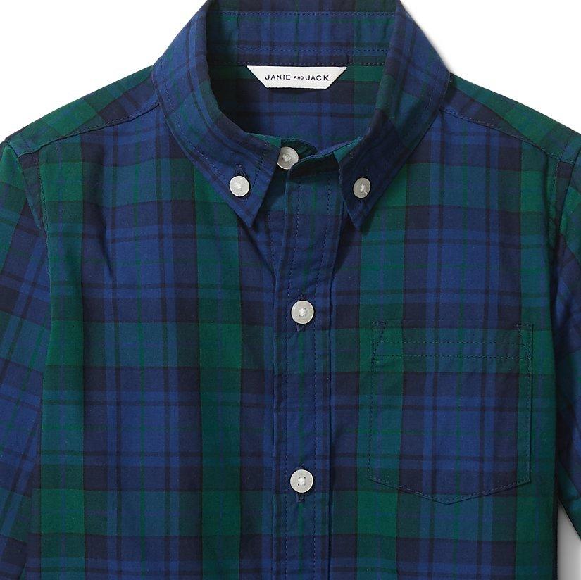 Plaid Poplin Shirt image number 1