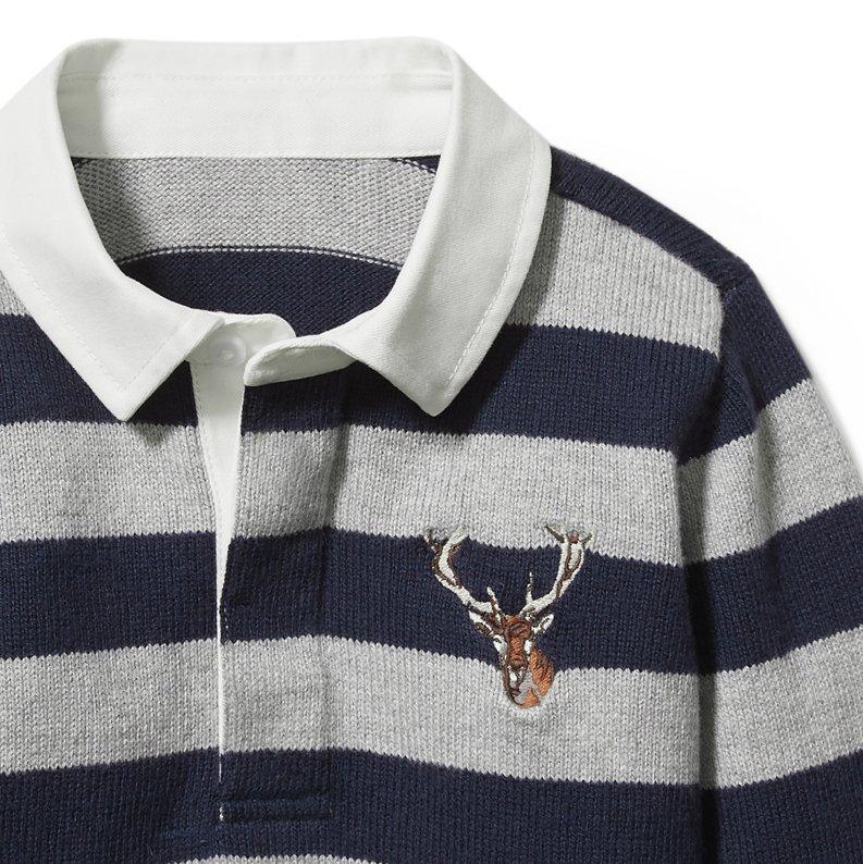 Striped Rugby Sweater image number 1