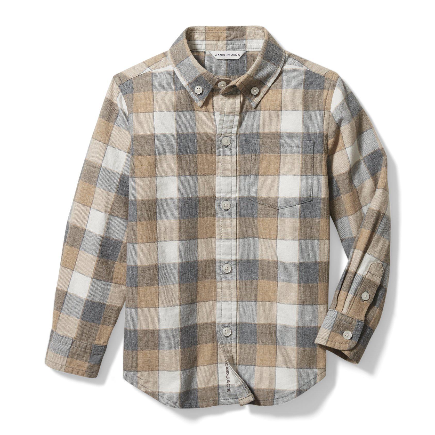 Brushed Twill Plaid Shirt  image number 0