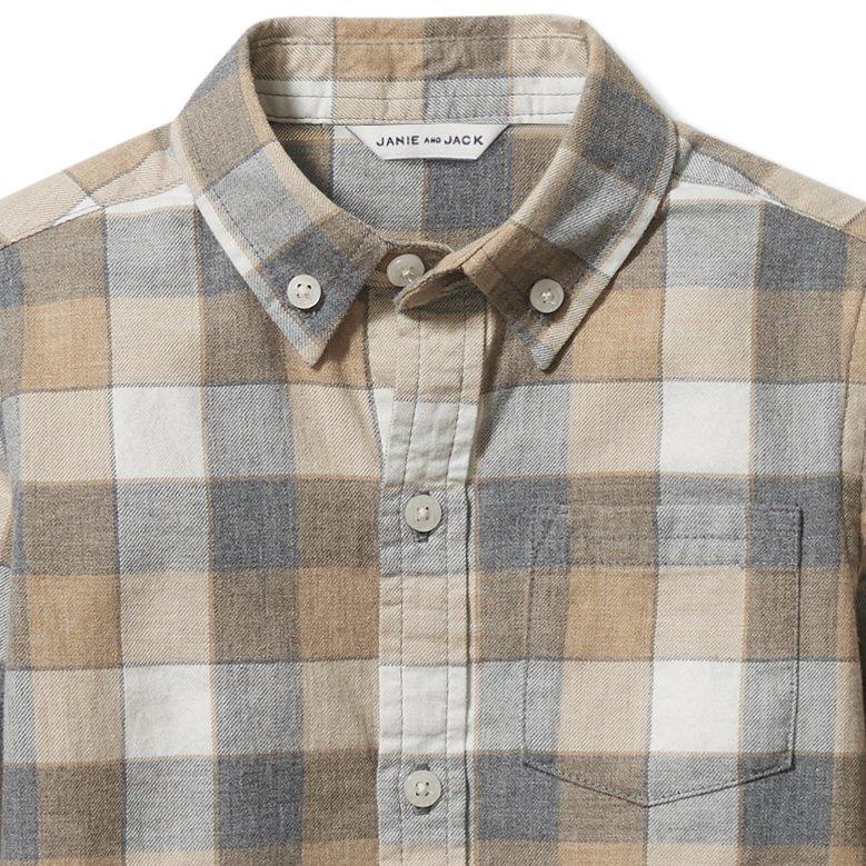 Brushed Twill Plaid Shirt  image number 1
